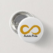 Autistic Pride Ronde Button 3,2 Cm (Voorkant /achterkant)