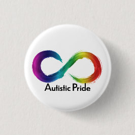 Autistic Pride Ronde Button 3,2 Cm