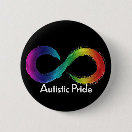 Autistic Pride Ronde Button 5,7 Cm