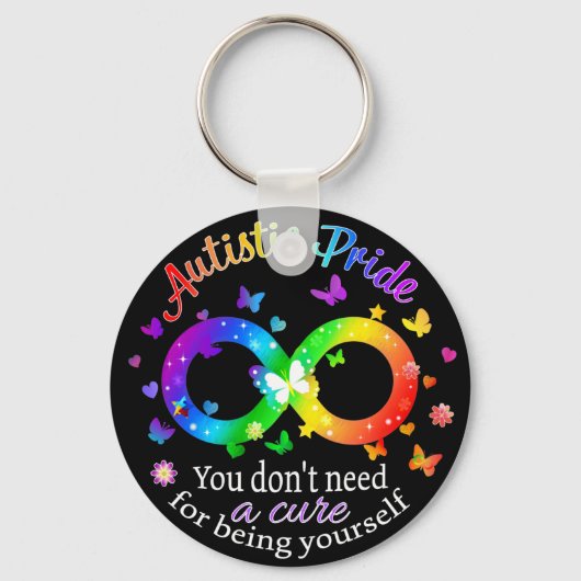 Autistic Pride Sleutelhanger (Voorkant)