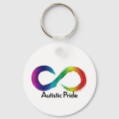 Autistic pride sleutelhanger (Voorkant)