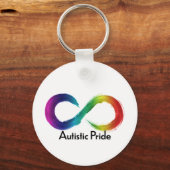 Autistic pride sleutelhanger (Voorkant)