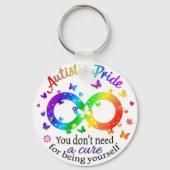 Autistic Pride Sleutelhanger (Voorkant)