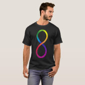 Autistic Pride Symbool Verticaal T-shirt (Voorkant volledig)