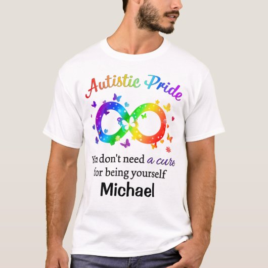 Autistic Pride T-shirt (Voorkant)