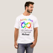 Autistic Pride T-shirt (Voorkant volledig)
