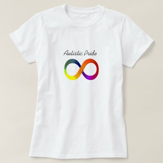 Autistic Pride T-shirt (Design voorkant)