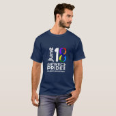 Autistic Pride T-Shirt Blue (Voorkant volledig)
