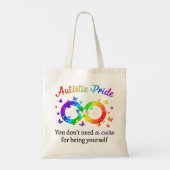 Autistic Pride Tote Bag (Achterkant)