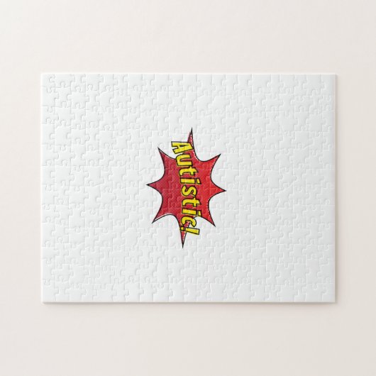 Autistic Super Writing light Legpuzzel (Horizontaal)