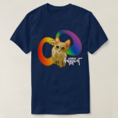 Autisticat autistic cat pride rainbow infinity spu t-shirt (Design voorkant)