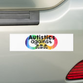 Autistics against ABA Bumpersticker (Op auto)