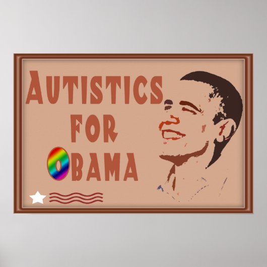 Autistics for Obama Poster (Voorkant)