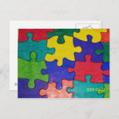 AUTISTIEK BRIEFKAART (Voorkant / Achterkant)