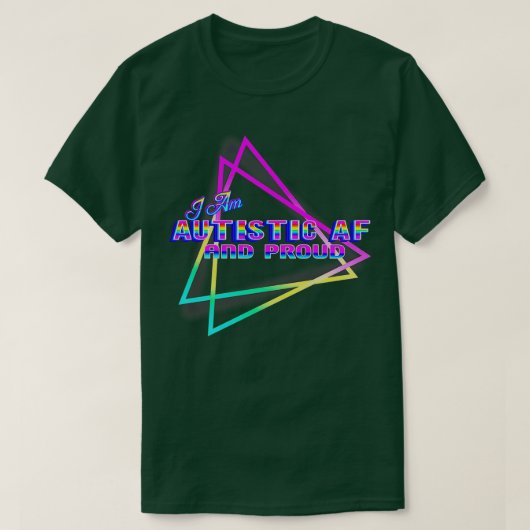 AUTISTISCH AF 1 T-SHIRT (Design voorkant)