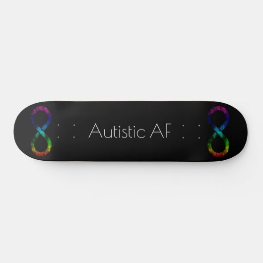 Autistisch AF Persoonlijk Skateboard (Horizontaal)