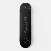 Autistisch AF Persoonlijk Skateboard (Voorkant)