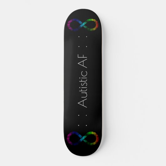 Autistisch AF Persoonlijk Skateboard (Voorkant)