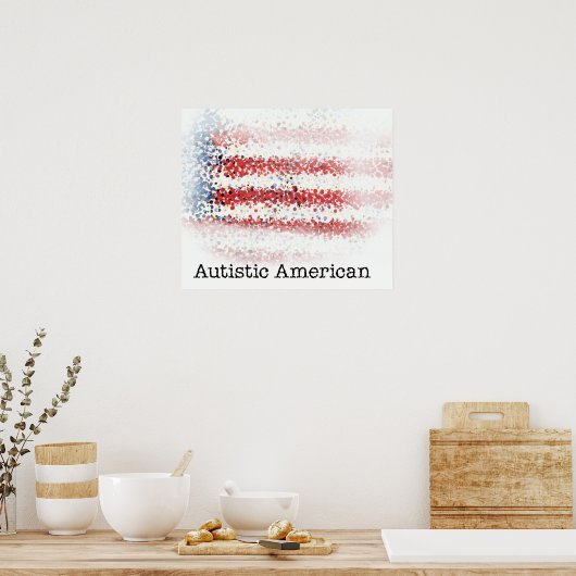 Autistisch Amerikaans Poster (Keuken)