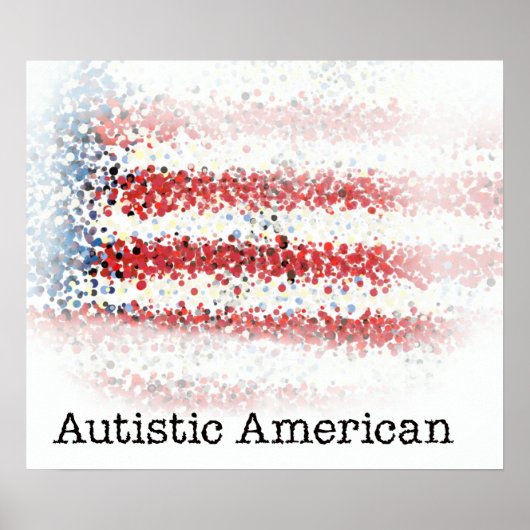 Autistisch Amerikaans Poster (Voorkant)