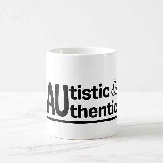 Autistisch & Authentiek Koffiemok (Center)