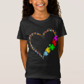 Autistisch | Autisme — Heart Puzzle Piece T-shirt (Voorkant)