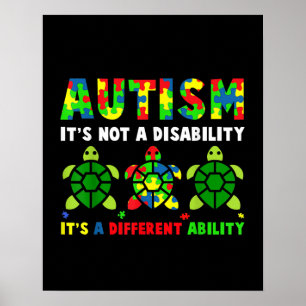 Autistisch   Autisme Het is geen handicap Poster