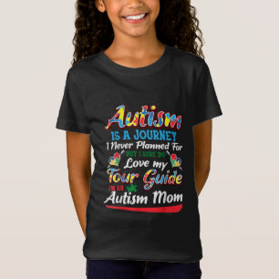 Autistisch Autisme is een reis die ik nooit heb T-shirt