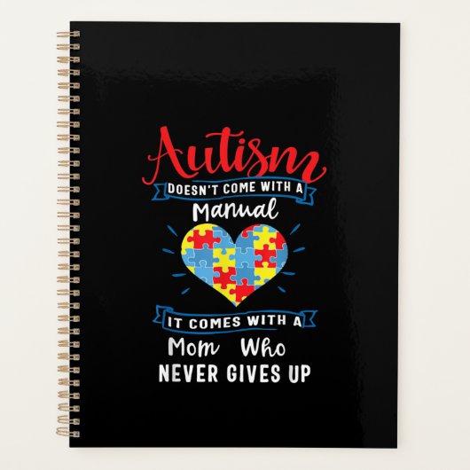 Autistisch | Autisme is niet voorzien van een hand Planner (Voorkant)