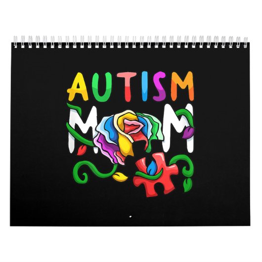 Autistisch | Autisme Mam Autism Awareness Day Kalender (Hoes)