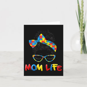 Autistisch Bewustzijn Moeder-Leven Vrouwen Mama Gi Kaart