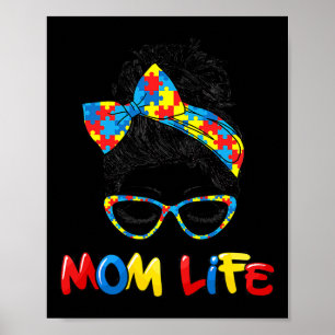 Autistisch Bewustzijn Moeder-Leven Vrouwen Mama Gi Poster