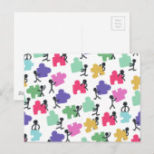 autistisch briefkaart (Voorkant / Achterkant)