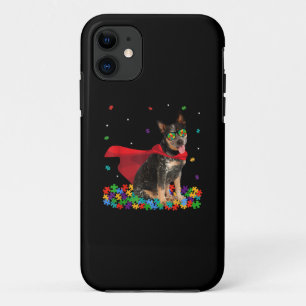 Autistisch   Cool Australian Cattle Dog Hero Autis Case-Mate iPhone Case