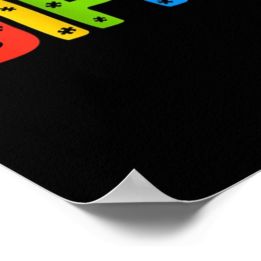 Autistisch | Dare to be different Cute Shiba in u  Poster (Hoek)