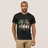 Autistisch | Dare to be different Saint Bernard Do T-shirt (Voorkant volledig)