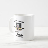 Autistisch Einstien Koffiemok (Voorkant links)
