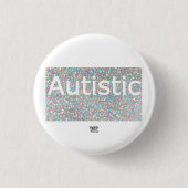 Autistisch en (duidelijk) Geweldige! Neurodiversit Ronde Button 3,2 Cm (Voorkant)