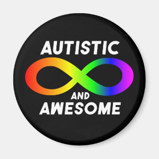 Autistisch en Geweldige Infinity Symbool Magneet