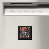 Autistisch En Homo Grappig Harde Skelet Meme Bootl Magneet (Insitu (Vaatwasser))