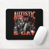 Autistisch En Homo Grappig Harde Skelet Meme Bootl Muismat (Met muis)