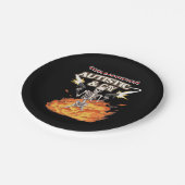 Autistisch en homo skelet grappig autisme bewustzi papieren bordje (Gekanteld)