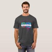 Autistisch en PROUD regenboogoneindig Shirt (Voorkant volledig)