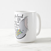 Autistisch | En ze hield erg veel van een kleine j Koffiemok (Voorkant rechts)