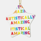Autistisch Fantastisch Keramisch Ornament (Links)