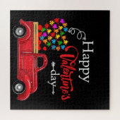 Autistisch | Fijne Valentijnsdag autisme Legpuzzel (Horizontaal)