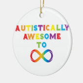 Autistisch Geweldig Tot In Eterniteit Keramisch Ornament (Links)