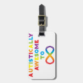 Autistisch Geweldig Tot Oneindig Bagagelabel (Voorkant verticaal)