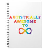 Autistisch Geweldig Tot Oneindig Notitieboek (Voorkant)