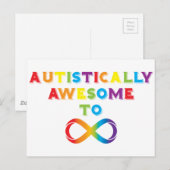 Autistisch Geweldige tot oneindig Briefkaart (Voorkant / Achterkant)